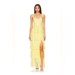 Tularosa Cantini Maxi Dress in yellow size S